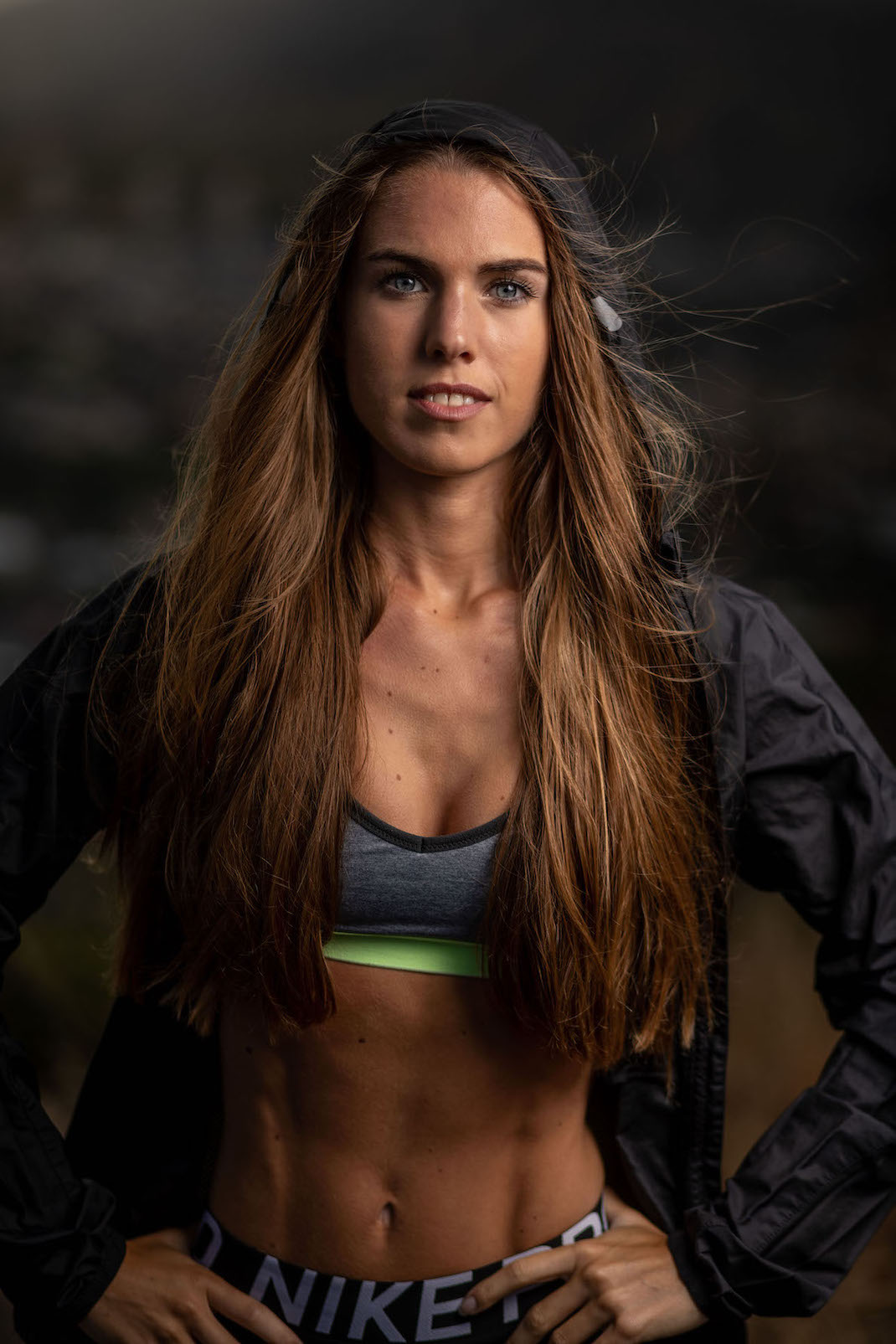 Hannah Samira Schmidt fitness test shoot, photos by Dwayne Senior